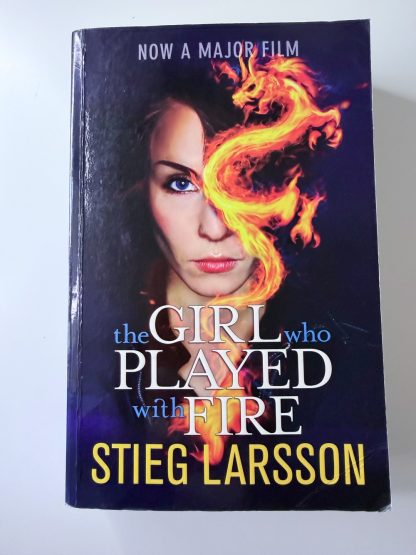 An image of the book The Girl who Played with Fire by Stieg Larsson