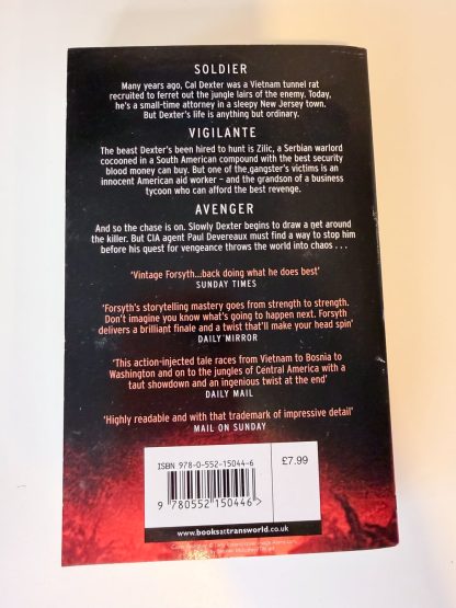 An image of the book Avenger by Frederick Forsyth