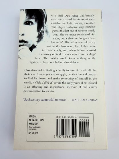 An image of the book A Child Called 'It' by Dave Pelzer