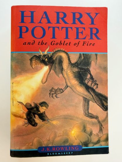 An image of the book Harry Potter and the goblet of Fire by J K Rowling