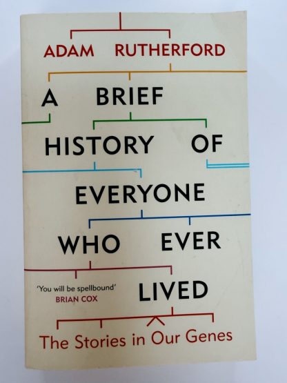 An image of the book A Brief History of Everyone who ever lived by Adam Rutherford