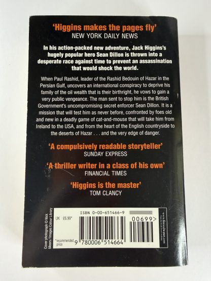 An image of the book Edge of Danger by Jack Higgins