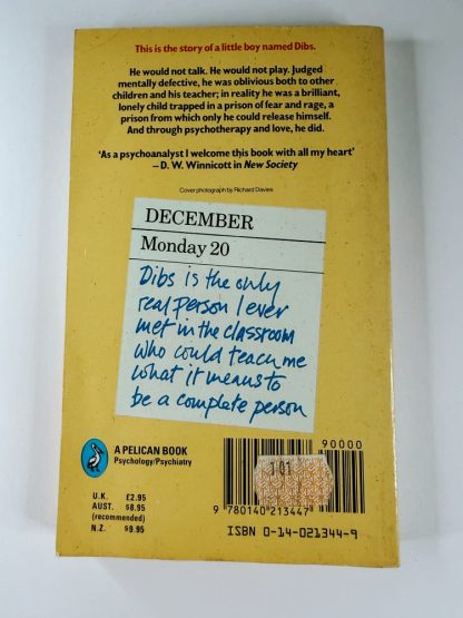 An image of the book Dibs in search of self by Virginia M Axline