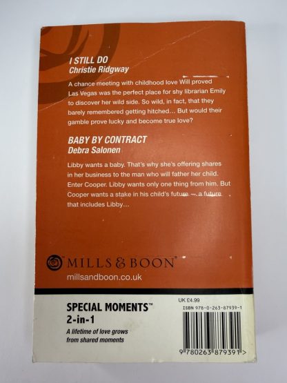 An image of the book I still do by Christie Ridgeway and Baby By Contract by Debra Salonen