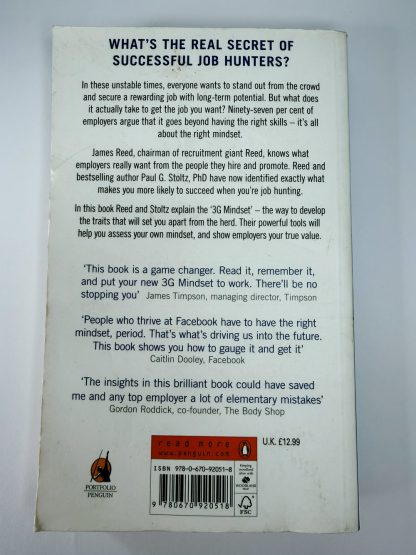 An image of the book Put your Mindset to Work by James Reed