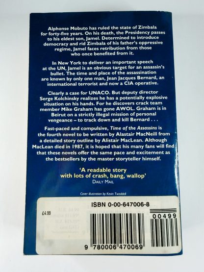 An image of the book Time of the Assassins by Alastair MacNeil
