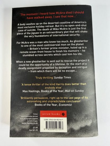 An image of the book The Ghost by Robert Harris