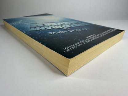 An image of the book The Restaurant at the end of the Universe by Douglas Adams