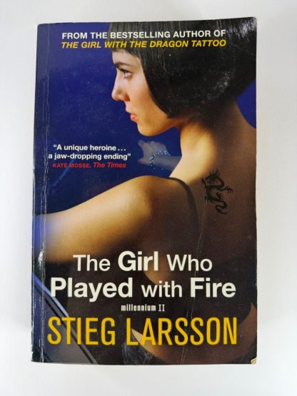 An image of the book The Girl who played with Fire by Stieg Larsson