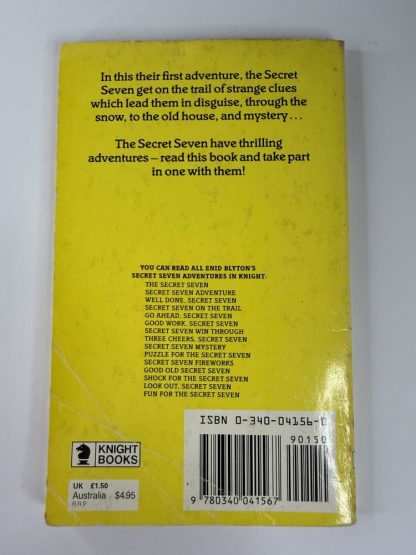 An image of the book The Secret Seven by Enid Blyton