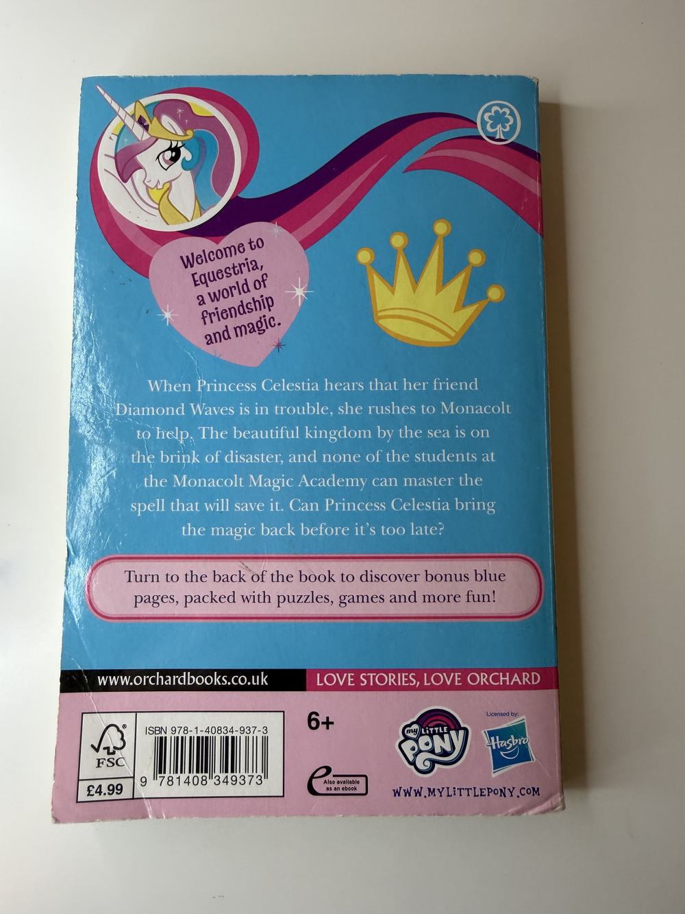 An image of the book Princess Celestia and the Royal Rescue by G M Berrow