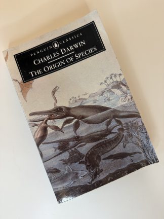 An image of the book The Origin of the Species by Charles Darwin