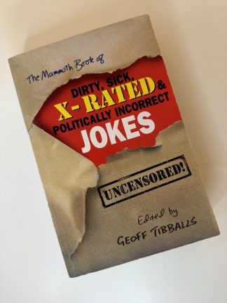 An image of the book Dirty, Sick, X-Rated & Politically Incorrect Jokes edited by Geoff Tibballs