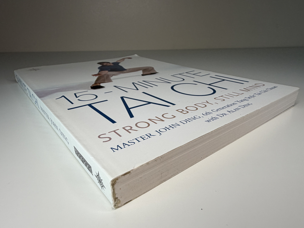 An image of the book 15 Minute Tai Chi by Master John Ding (with Dr Alan Ding)