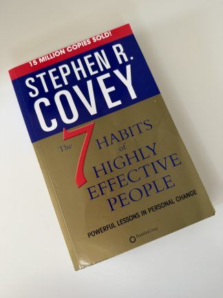 An image of the book The 7 Habits of Highly Effective People by Stephen R Covey